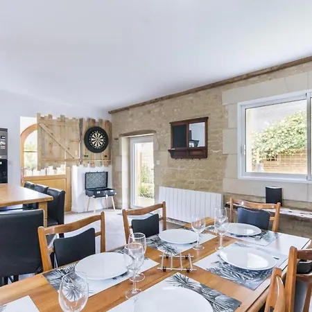 펜션 Maison Normande De Charme Avec Jardin Prive A 10 Min De Bayeux *