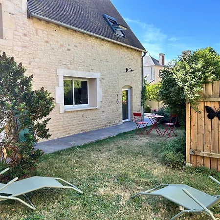 펜션 Maison Normande De Charme Avec Jardin Prive A 10 Min De Bayeux